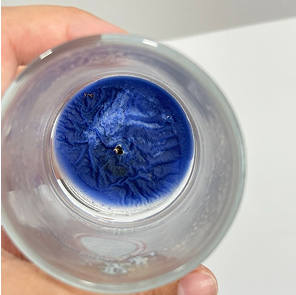 The curves in the case represent cursed spirits following this person. Either it is from past life or manifested by events that the person cannot let go.
